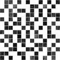 Мозаика Crystal чёрный+белый 30x30 от Laparet