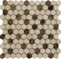 Мозаика QS-Hex027-25P/10 30.5x30.5 от Muare (Китай)