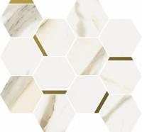Мозаика STELLARIS CALACATTA GOLD MOSAICO CHIC (620110000221) 28.3x32.8 от Italon (Россия)