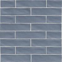 Настенная плитка Backstage Original Blu Brillo 7.5x30 от Mainzu (Испания)