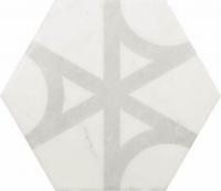 Напольная плитка CARRARA HEXAGON FLOW (23103) 17.5x20 от Equipe Ceramicas (Испания)
