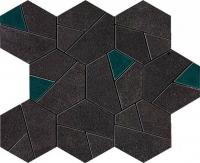 Мозаика Boost Tarmac Mosaico Hex Jade (AN7A) 25x28.5 от Atlas Concorde (Италия)