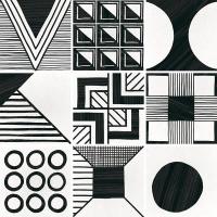 Керамогранит CAPRICE PACTHWORK B&W 20x20 от Equipe Ceramicas (Испания)