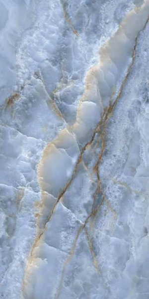 Керамогранит BOOKMATCH ONICE BLUE B POLISHED 160x320x0.6 от Ascale (Испания)