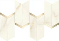 Мозаика Marvel X Calacatta Apuano Mosaico Chevron Lappato (AF8W) 19.2x46.3 от Atlas Concorde (Италия)