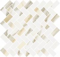 Мозаика STELLARIS CALACATTA GOLD MOSAICO CROSS (620110000212) 31.5x29.7 от Italon (Россия)