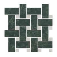 Декор Серенада мозаичный зелёный лаппатированный (T038/SG6542) 32x32x0.9 от Kerama Marazzi (Россия)