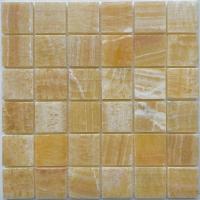 Мозаика PIX307 из оникса Honey onyx (48x48) 30.5x30.5x8 от Pixmosaic (Китай)