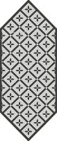 Декор Келуш 5 черно-белый (HGD/A484/35006) 14x34x6.9 от Kerama Marazzi (Россия)