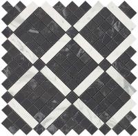 Мозаика Marvel Noir Mix Diagonal Mosaic (9MVH) 30.5x30.5 от Atlas Concorde (Италия)