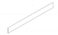 Плинтус BATTISCOPA ABSOLUTE WHITE RETT. (97110) 6.5x120 от AVA Ceramica (Италия)