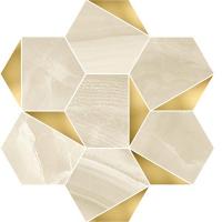Мозаика ESAGONA TRI.LUSSO OR 30x28 от Vallelunga Ceramica (Италия)