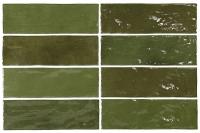 Настенная плитка LA RIVIERA BOTANICAL GREEN 6.5x20 от Equipe Ceramicas (Испания)