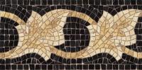 Бордюр Cenefa Afrodita Negro 21.7x43.5 от Vives Ceramica (Испания)