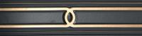 Бордюр Marvel Gold Black LVGB 7.8x30.5 от Atlas Concorde (Италия)