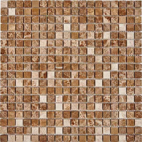 Мозаика PIX221 из мрамора (15x15) 30.5x30.5 от Pixmosaic (Китай)