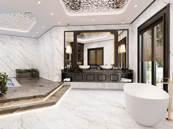 Керамогранит ATLAS HOME Calacatta Empire (NTT3603С) 120x270 от NT Ceramic (Индия)