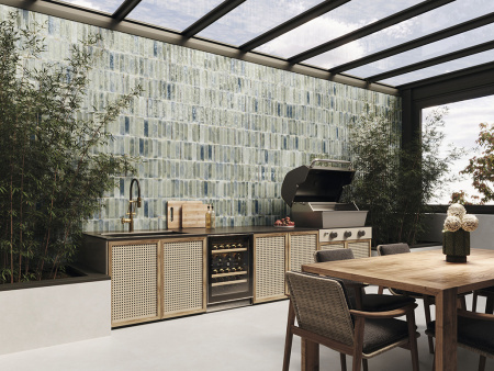 Керамогранит Jazba Green Brillo (8 дизайнов) 6x24.6 от Cifre Ceramica (Испания)