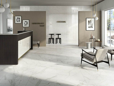 Керамогранит MARMOREA BIANCO STATUARIO lev. 74 74x74x10 от Fioranese Ceramica (Италия)