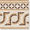 Декор Via Appia Cen. Nola Marron 43.5x43.5 от Vives Ceramica (Испания)
