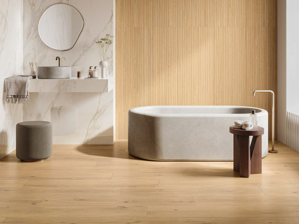 Керамогранит SOLOROVERE FLAMED NAT/RET (05389) 20x120 от Piemme Ceramiche (Valentino) (Италия)