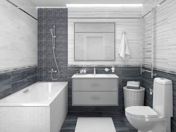 Декор Zen мозаичный белый MM60070 20x60 от Laparet