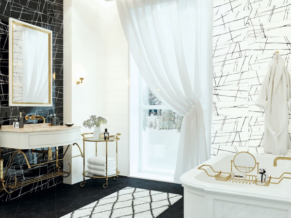 Настенная плитка Chicago Lay White WT11CHL00 20x60 от New Trend (Россия)