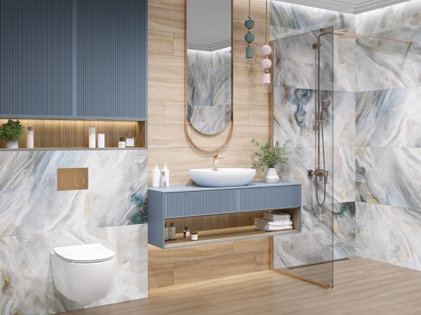 Керамогранит Illusion Smoky суперполированный (60120ILN18HG) 60x120x0.8 от LCM (Индия)