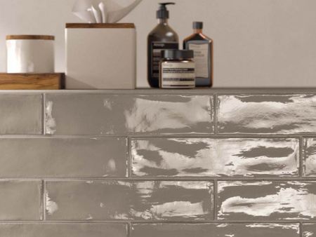Настенная плитка CROSSROAD BRICK COAL 7.5x30 от ABK Ceramiche (Италия)