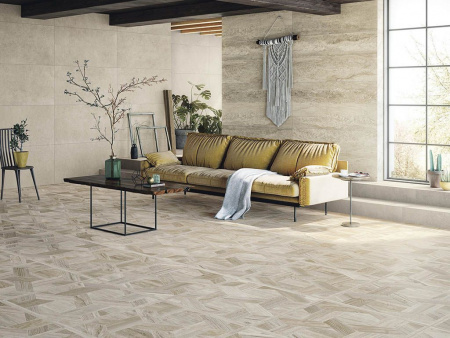 Спец. Элемент WABI-SABI TABICA TRAVERTINO BRESCIA 15x120 от APE Ceramica (Испания)