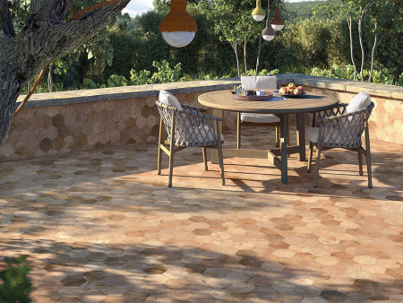 Керамогранит Zero Hexagono Figuli Brown 15x17 от Vives Ceramica (Испания)