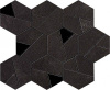 Мозаика Boost Tarmac Mosaico Hex Black (AN7B) 25x28.5 от Atlas Concorde (Италия)
