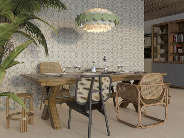 Настенная плитка STRAVAGANZA Siracusa-R Multicolor 45x120 от Vives Ceramica (Испания)