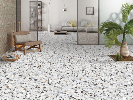 Керамогранит Terrazzo White (NTT99606M) 60x120x9 от NT Ceramic (Индия)