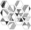 Керамогранит COMIC Hexa (12 вариаций рис.) 23.2x26.7 от ITT Ceramic (Испания)