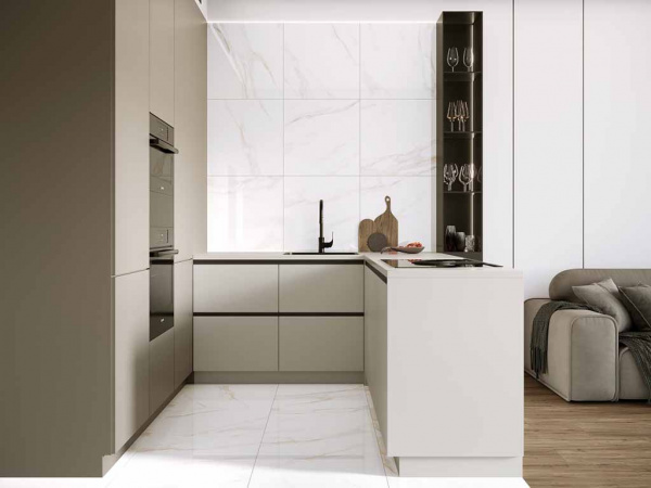 Керамогранит Calacatta Regal Gold белый Полированный 60 60x60 от Ceradim (Индия)