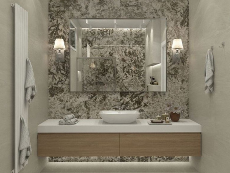 Керамогранит Frozen Fox Polished (6 мм) (MN627BP261206) 120x260 от Moreroom (Китай)