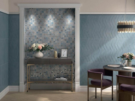 Настенная плитка Онда серый светлый матовый обрезной (11216R) 30x60x9 от Kerama Marazzi (Россия)