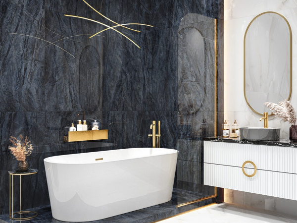 Керамогранит Cuba Blue суперполированный (6060CBL23HG) 60x60x0.8 от LCM (Индия)