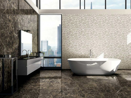 Керамогранит BIJOUX ONYX BLANCHE GLO 6MM R (765758) 120x120 от REX Ceramiche (Италия)
