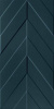 Настенная плитка 4D D734 Chevron Deep Blue Matt Rett 40x80 от Marca Corona (Италия)
