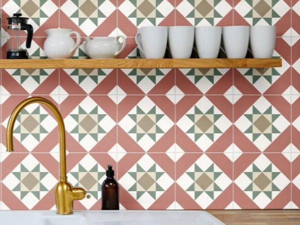 Керамогранит Kompas Rosset Red 20x20 от Nanda Tiles (Испания)