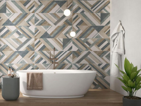 Настенная плитка VEGETAL TREND GREEN (матовая) Rect. 33.3x100 от Pamesa (Испания)