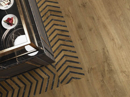 Мозаика Heartwood Moka Marble Chevron (AOYI) 29.4x28.7 от Atlas Concorde (Италия)