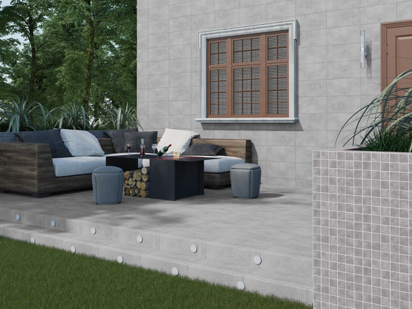 Керамогранит Townhouse глаз. светло-серый (16338) 29.7x59.8 от Cersanit (Россия)