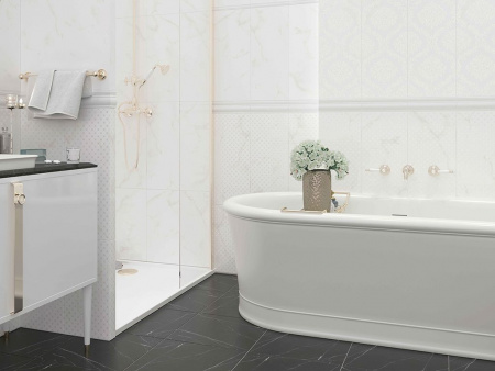 Декор Matrix White 01 (D0429Y29601) 25x60 от Creto (Россия)