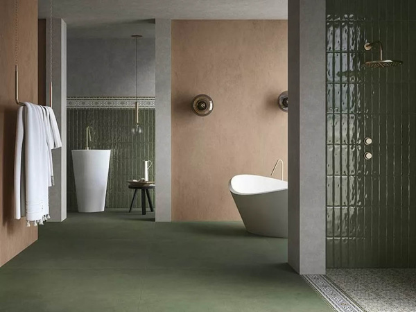 Керамогранит Moderno Stucco Verde Matt 60x120x0.9 от Art&Natura Ceramic (Индия)