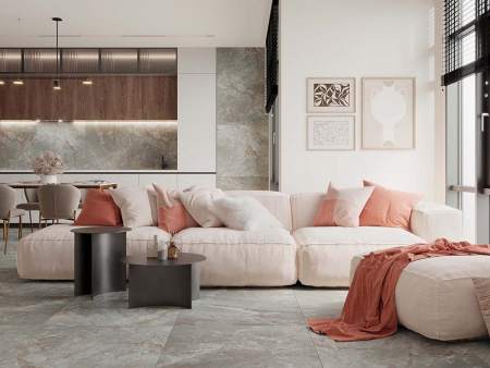 Керамогранит Gemini Bianco Карвинг 80x80 от Laparet