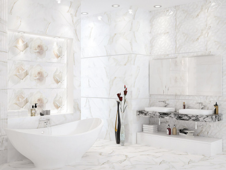 Настенная плитка Calacatta Light 24.2x70 от Eletto Ceramica (Россия)