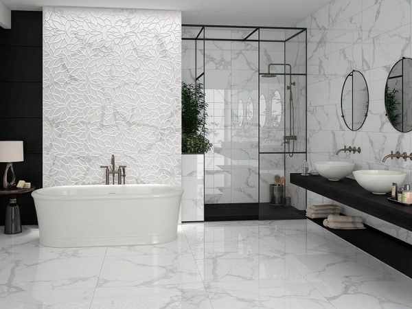Настенная плитка MARBLESTONE CLASSIC WHITE (KER_MRB_CW_32) 32x90 от Kerlife Ceramicas (Испания)